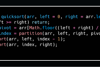A sort of quick guide to quicksort and Hoare’s partitioning scheme in Javascript