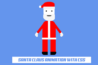 Create a santa clause with HTML and CSS