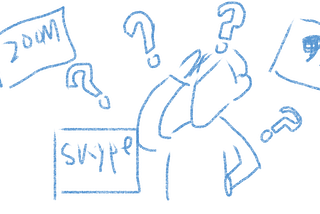 an illustration in which a guy is confused on how to pick among Zoom, Skype, and Google Hangout