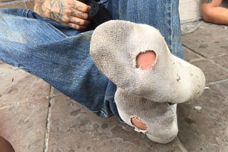 How to Give Socks to Homeless People.