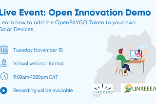 Open Innovation Demo with EnAccess and UNREEEA