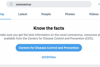 “Know the Facts”: Do Social Media COVID-19 Banners Help?
