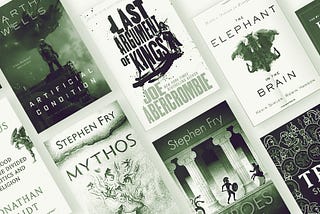 Image of the book covers for the books I read this year