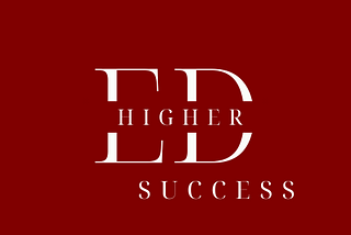 A logo for the Substack newsletter, featuring the words “Higher Ed Success”