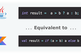 Kotlin Tips & Tricks (1): there’s no need for ternary operator.