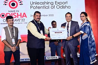 CSM Tech wins State Export Award at Make In Odisha Conclave 2019–20