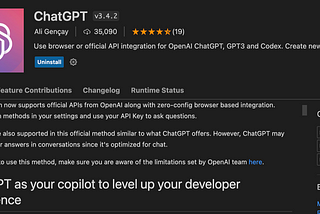 Unleashing the Power of GPT-3 with the ChatGPT Extension for VSCode