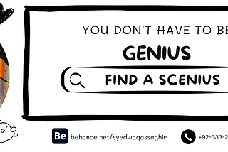 You Don’t Have To Be a Genius, Find A Scenius