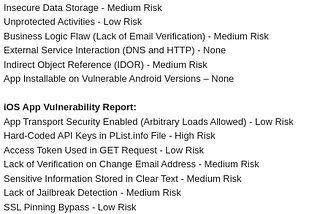 Comprehensive Mobile Apps Vulnerability Assessment & Penetration Testing Project