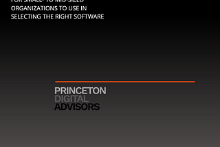 Image of sample RFP scorecard