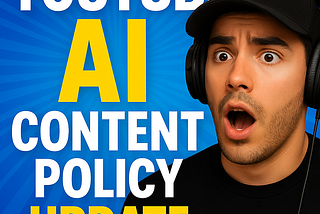 YouTube’s New AI Rules Are Here — And They Could Kill Your Channel (If You’re Not Careful)
