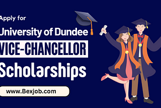 Vice Chancellor Studentship 2024 at the University of Dundee