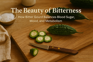 The Beauty of Bitterness: How Bitter Gourd Balances Blood Sugar, Mood, and Metabolism