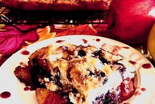 Desserts — Blueberry Dessert — Apple-Blueberry Buckle