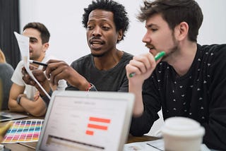 A group of designers working through their day.