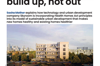 Making new homes healthy, and existing homes healthier