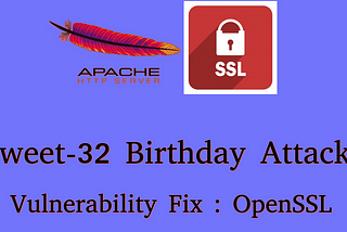Detecting Sweet32 vulnerability in a Web-Application