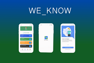 We_Know — Aplikasi Belajar Online