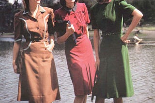 FASHION HISTORY : 1940's & 1950's