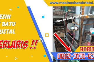 TERBAIK !!, CALL: 0812–3131–6315, Mesin Es Kristal