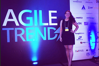 Participando da Premiação do Agile Trends