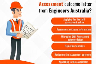Migration Skill Assessment outcome letter from Engineers Australia for Australia Immigration