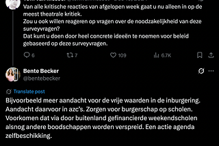 Druk uit de Kamer op de overheid om méér cijfers over gedrag & opvattingen, uitgesplitst naar…