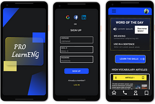 UX-UI Case study : Designing an English language skills building app