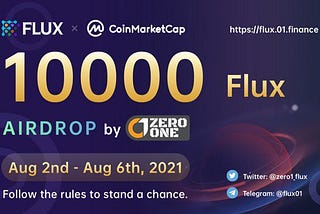Flux Airdrop on CoinMarketCap!!!!!!🥳🥳🥳🥳