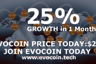 Evocoin is the best option to lead cryptocurrency market in the long run.
