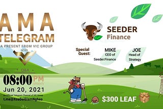 Recap AMA VIC Group with SEEDER Finance