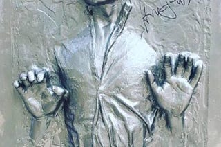 Meeting Harrison Ford: ‘Can You Please Sign my Life-Size Han Solo in Carbonite Statue??’