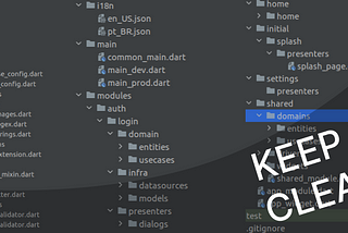 Folder structure for Flutter with clean architecture. How I do.