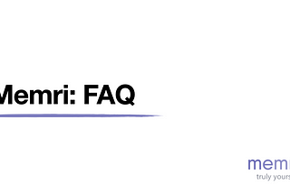 Memri: FAQ