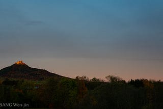 [photos] Sunrize in Hohenzollern in an overcast autumn day