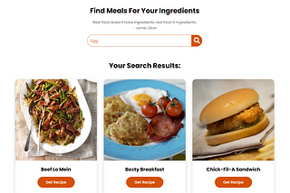 How to Build a Food Recipe App with HTML, CSS, Vanilla JS, and an API