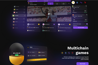 Connecting Metamask wallet and placing a bet on DexSport.io in quick simple steps.