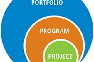 Distinguish between a Project, a Program, and a Portfolio