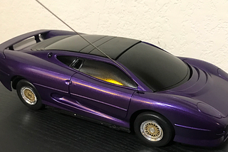 The “Silver Racer” Radio Shack Jaguar XJ220