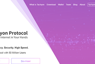 Tachyon Protocol the new internet in your hands