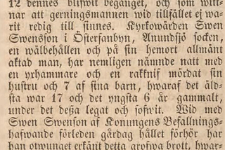 Abel’s Blood: Sven Svensson and the Melancholy