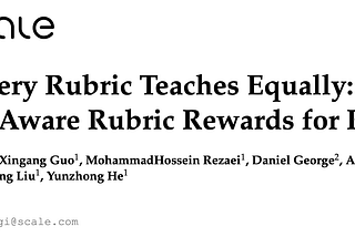Papers Explained 579: Policy-Aware Rubric Reward (POW3R)