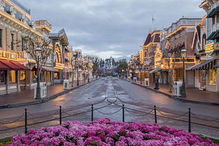 Main Street, U.S.A. at Disneyland Park.