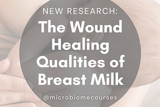 The Wound Healing Qualities Of Breast MIlk