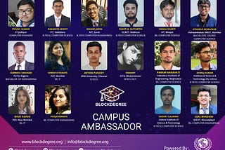 Join Blockdegree as Campus Ambassador