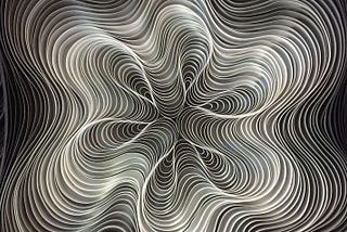 Abstract grayscale swirling pattern symbolizing the complex and interconnected issues, reflecting the circular dependencies and the chaotic debugging process encountered.