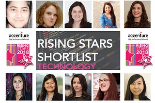 What it means to me to have been shortlisted for WeAreTheCity’s Rising Star Award in Technology