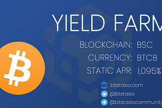 Yield farm: BTCB