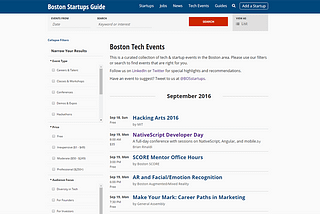 Bringing better events to the Boston tech community.