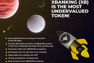 XBANKING (XB) is a first DeFi dividend token. XB token — like stocks, but better!